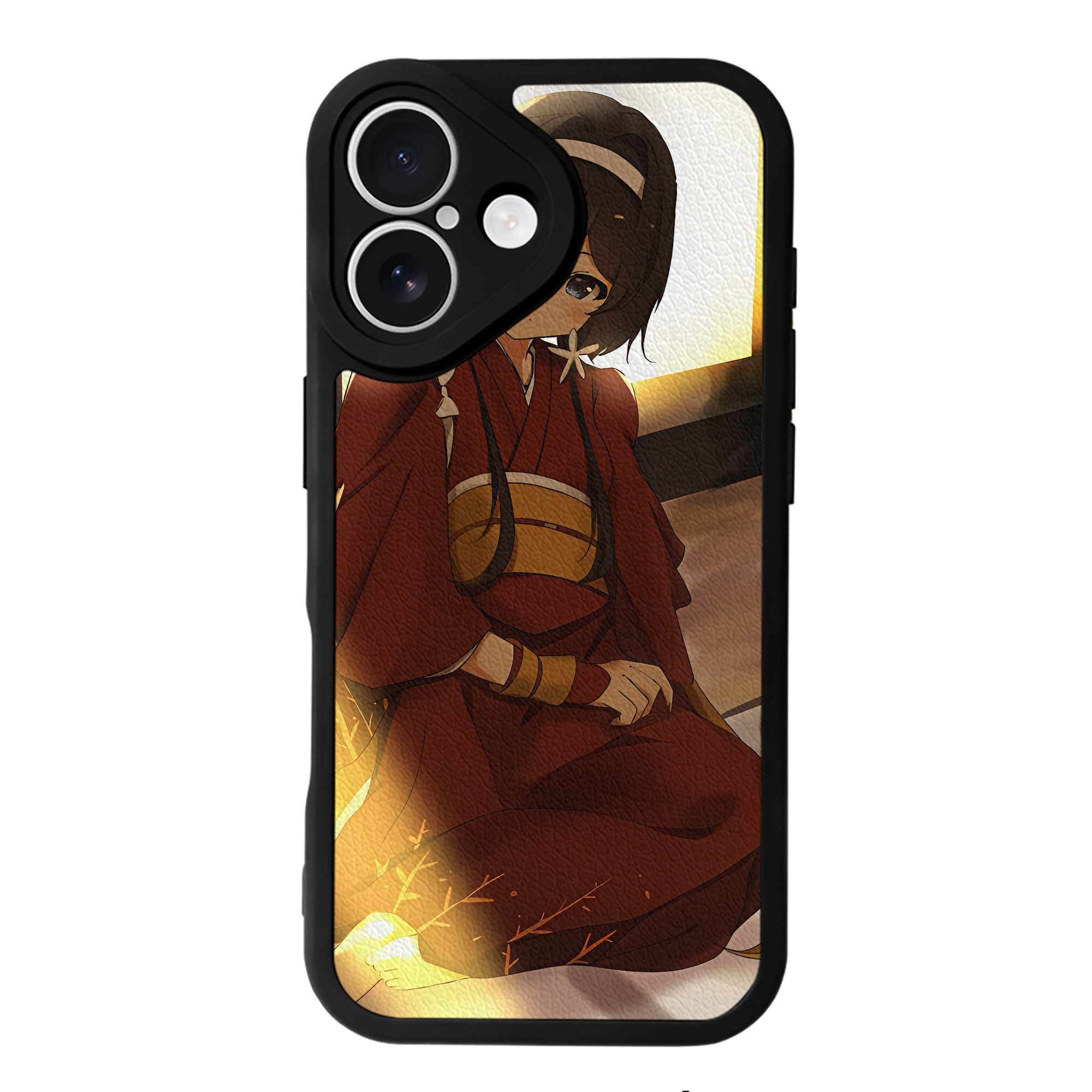 （画像用） 文豪ストレイドッグス Bungo Stray Dogs 【iPhone 16シリーズ対応】シリコンスマホケース（レザー調） 材質：シリコン